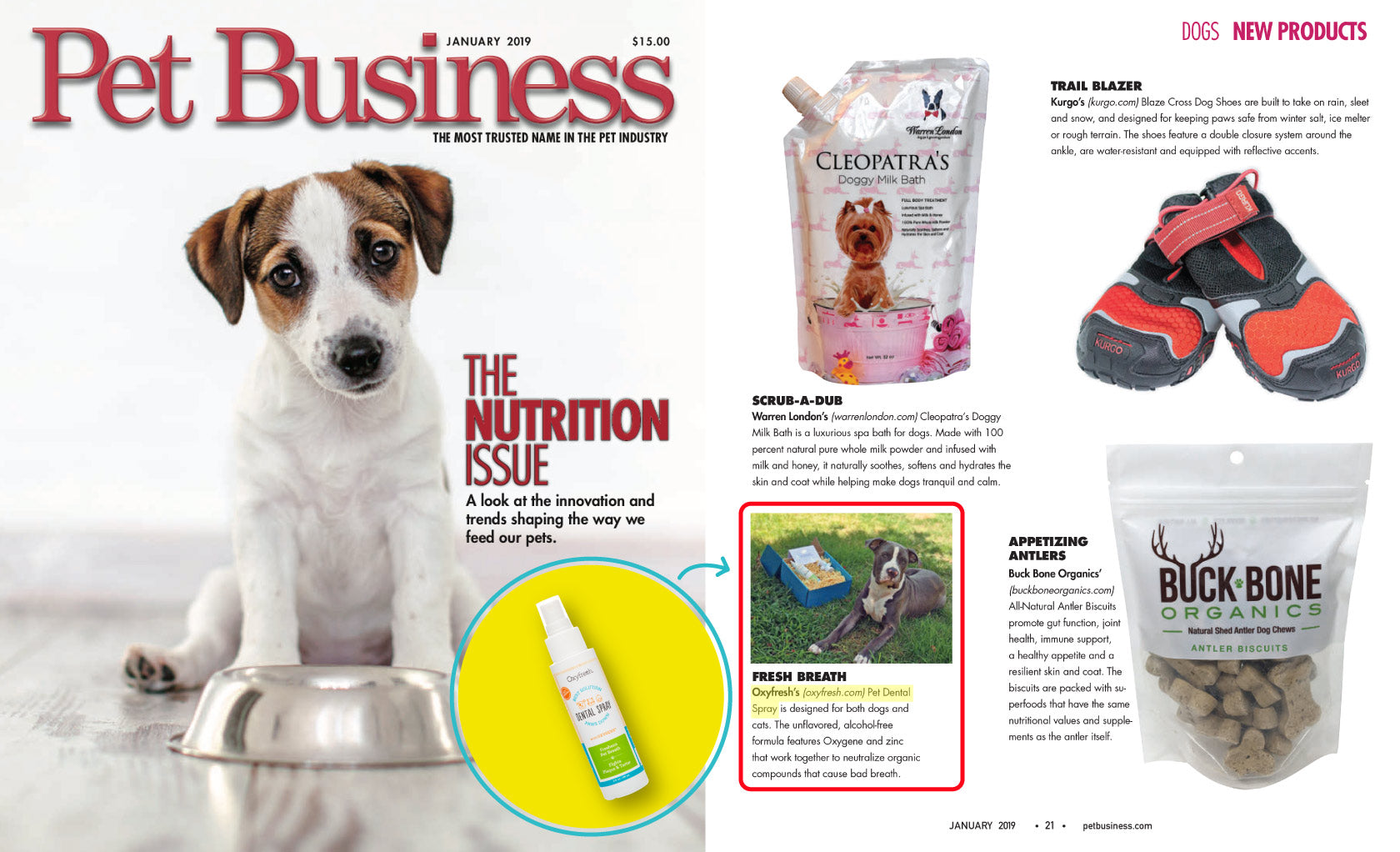 pet business oxyfresh pet dental spray