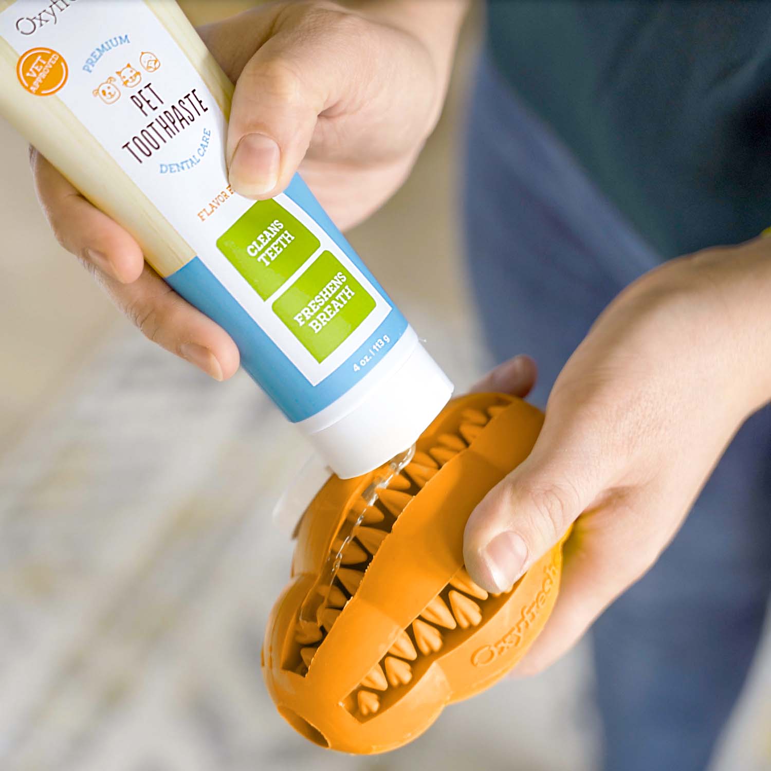 Pet Water Additive + Pet Dental Chew Toy