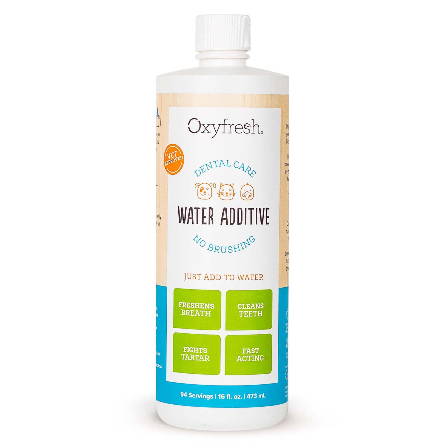 oxyfresh pet water additive 16 ounce bottle for pet fresh breath