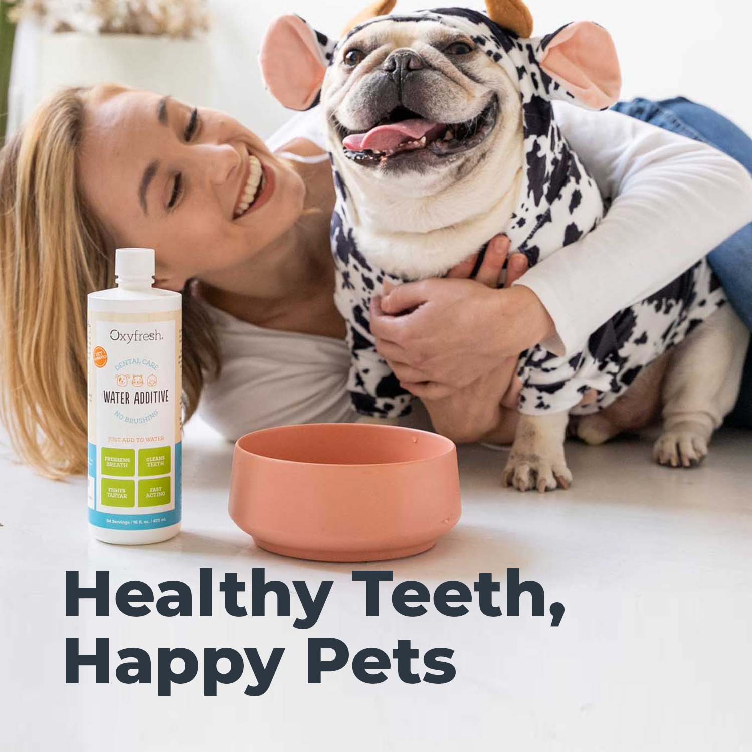 Pet Dental Water Additive + Stain & Odor Remover
