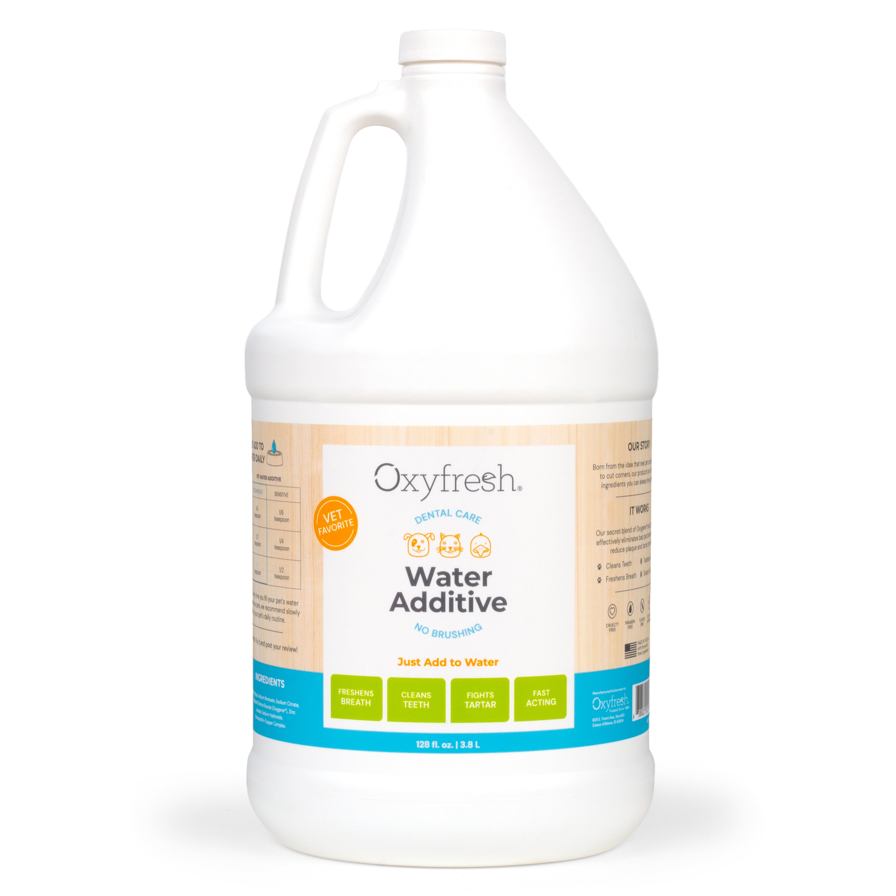 Premium Pet Dental Water Additive - Best Way to Fight Pet Bad Breath