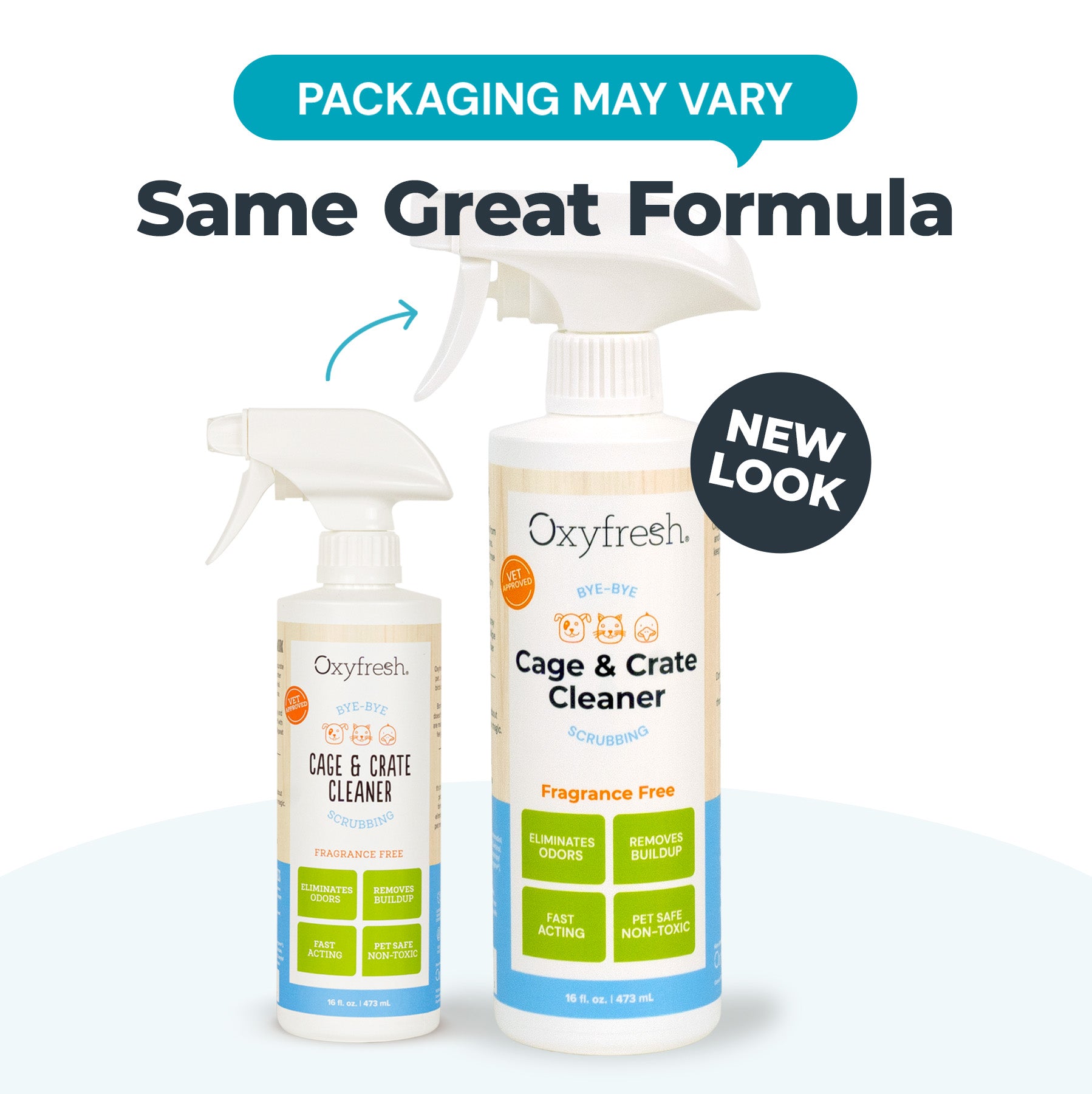Advanced Pet Cage & Crate Cleaner - Streak-free & Eliminates Odors